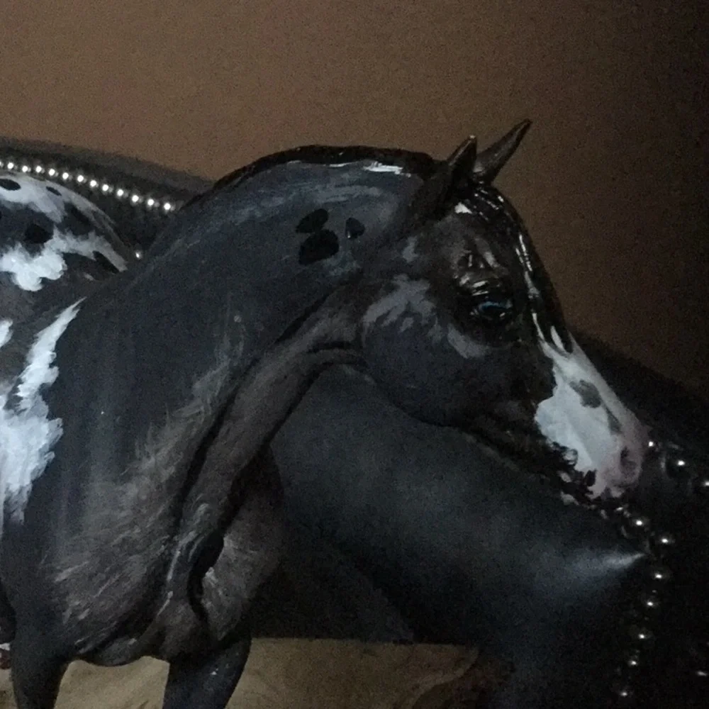 OOAK ARTISAN spotted pony  Breyer horse custom collectable equestrian  cowgirl - Picture 7 of 14